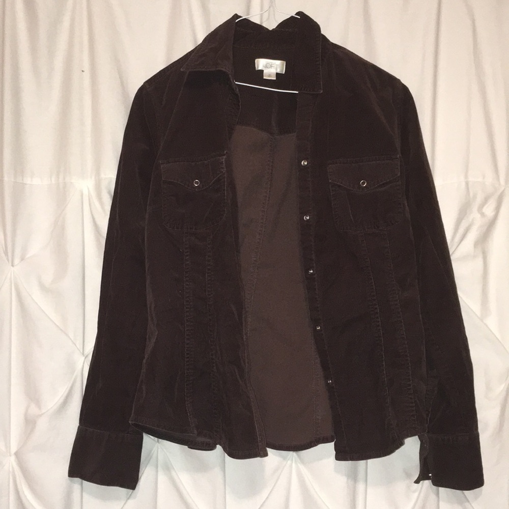 corduroy button up